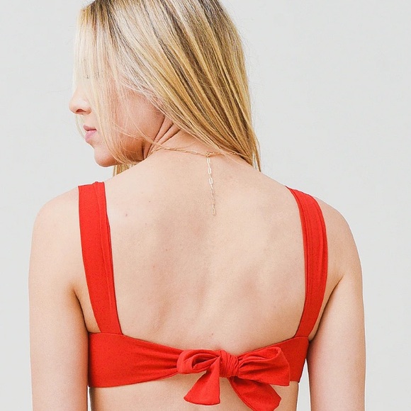 Arabella London Modern Bustier Swim Top Sz XXS (32B / 34A / 30C) - Picture 2 of 8